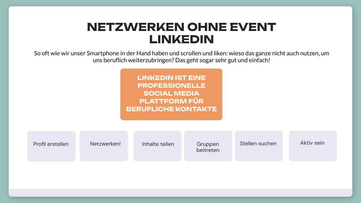 Berufliche Kontakte und Netzwerkarbeit, Teil 3: Netzwerken mit Social Media Berufliche Kontakte und Netzwerkarbeit, Teil 3: Netzwerken mit Social Media