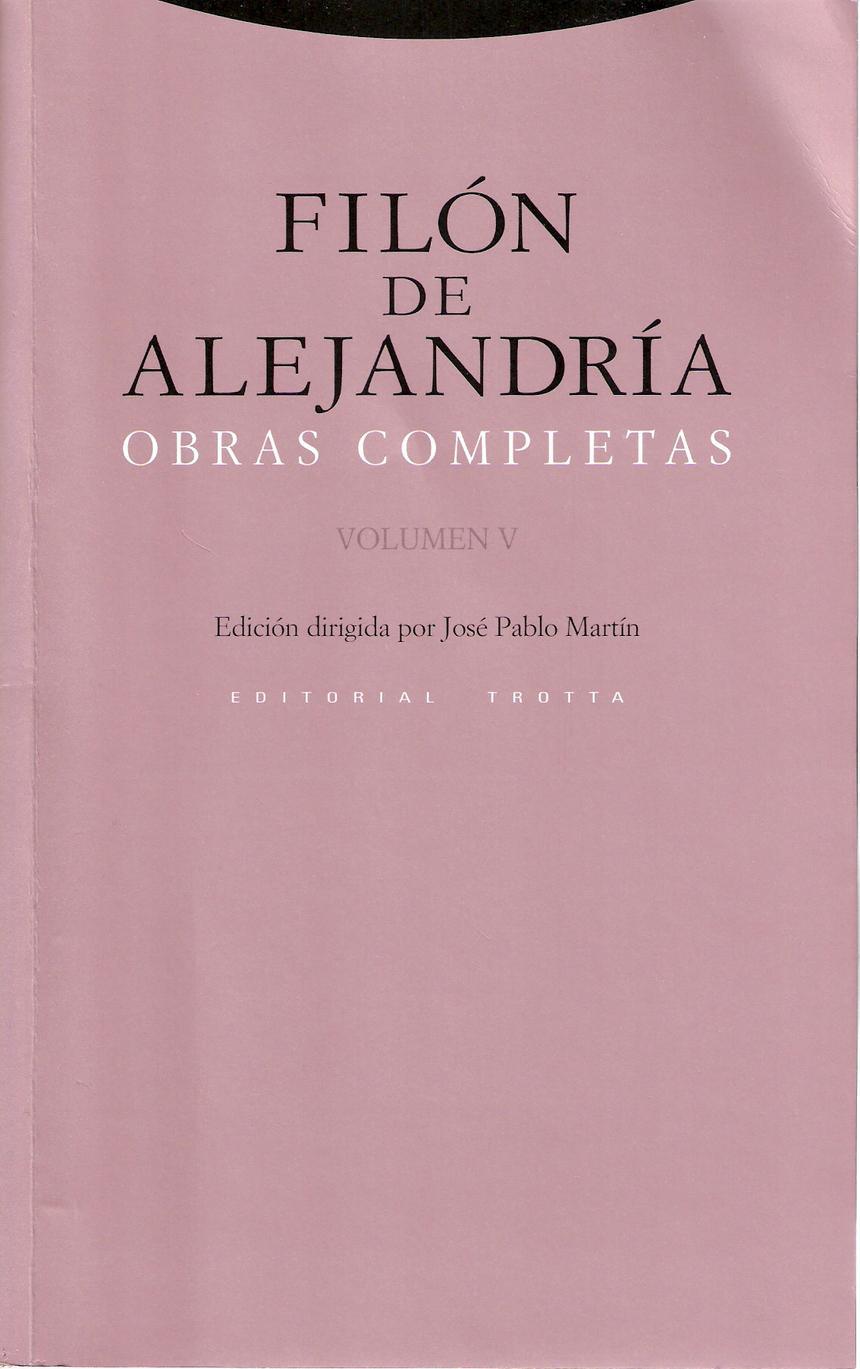 Segundo volumen de la Obra completa de Filón de Alejandría (118-1)