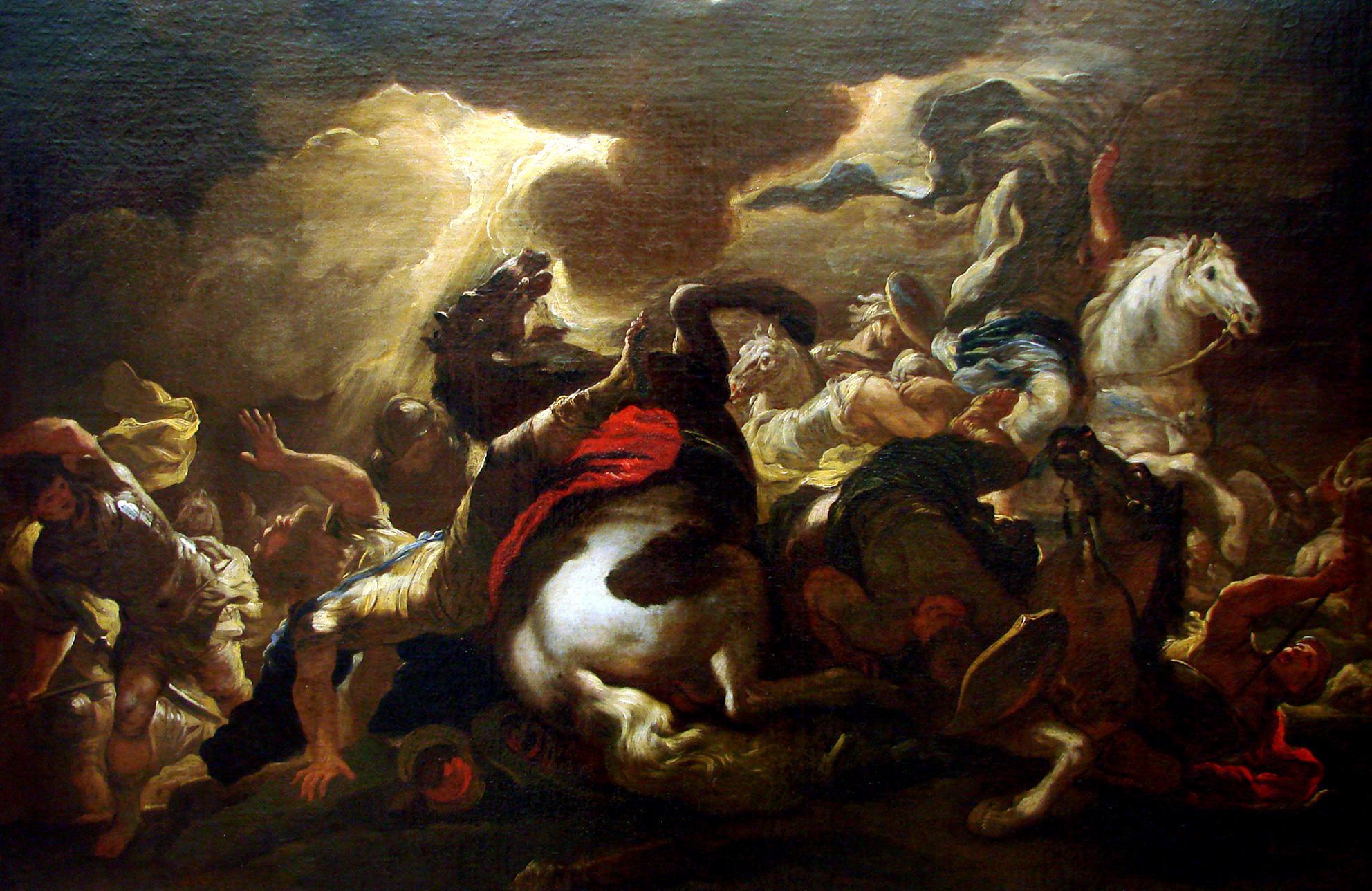 Conversión, llamada y caída del caballo (y IV).