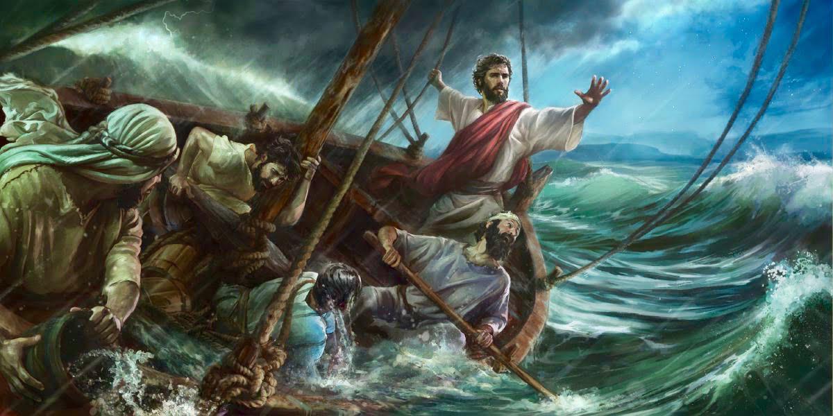23. Jesus Acalma a Tempestade