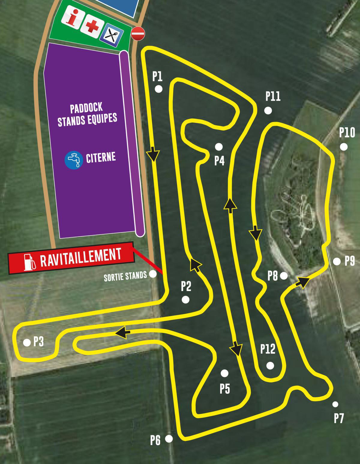 Le tracé du circuit 2021 Le tracé du circuit 2021