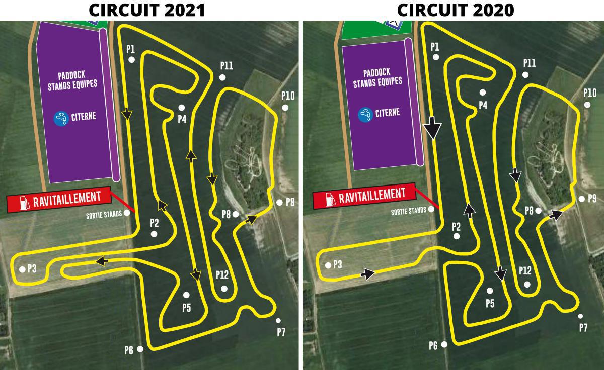 Le tracé du circuit 2021 Le tracé du circuit 2021