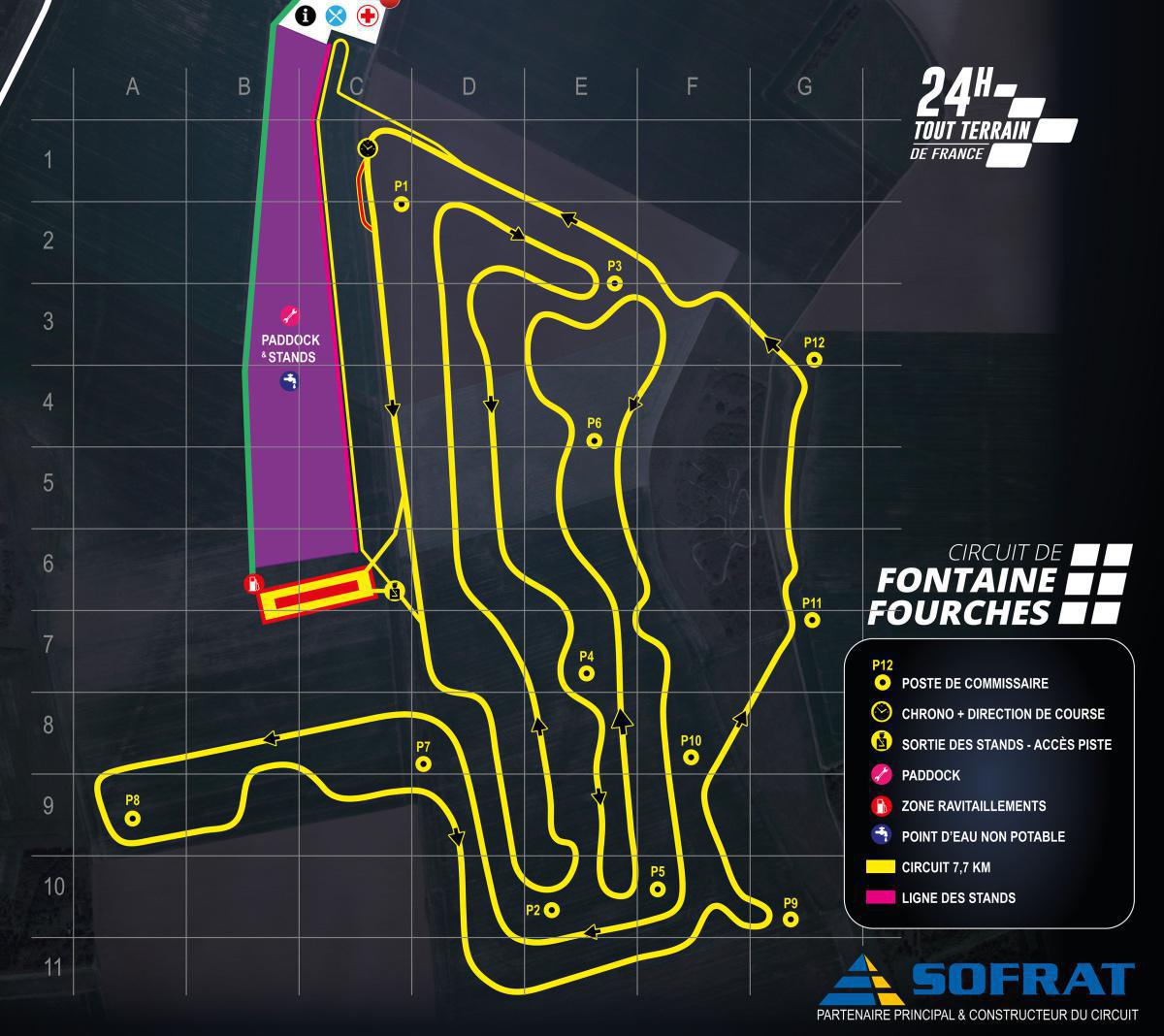 Le plan du circuit 2022 Le plan du circuit 2022