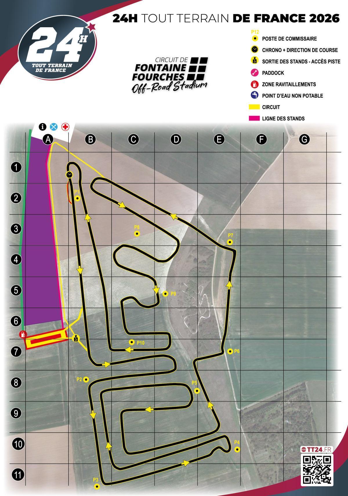 Plan du circuit 2026