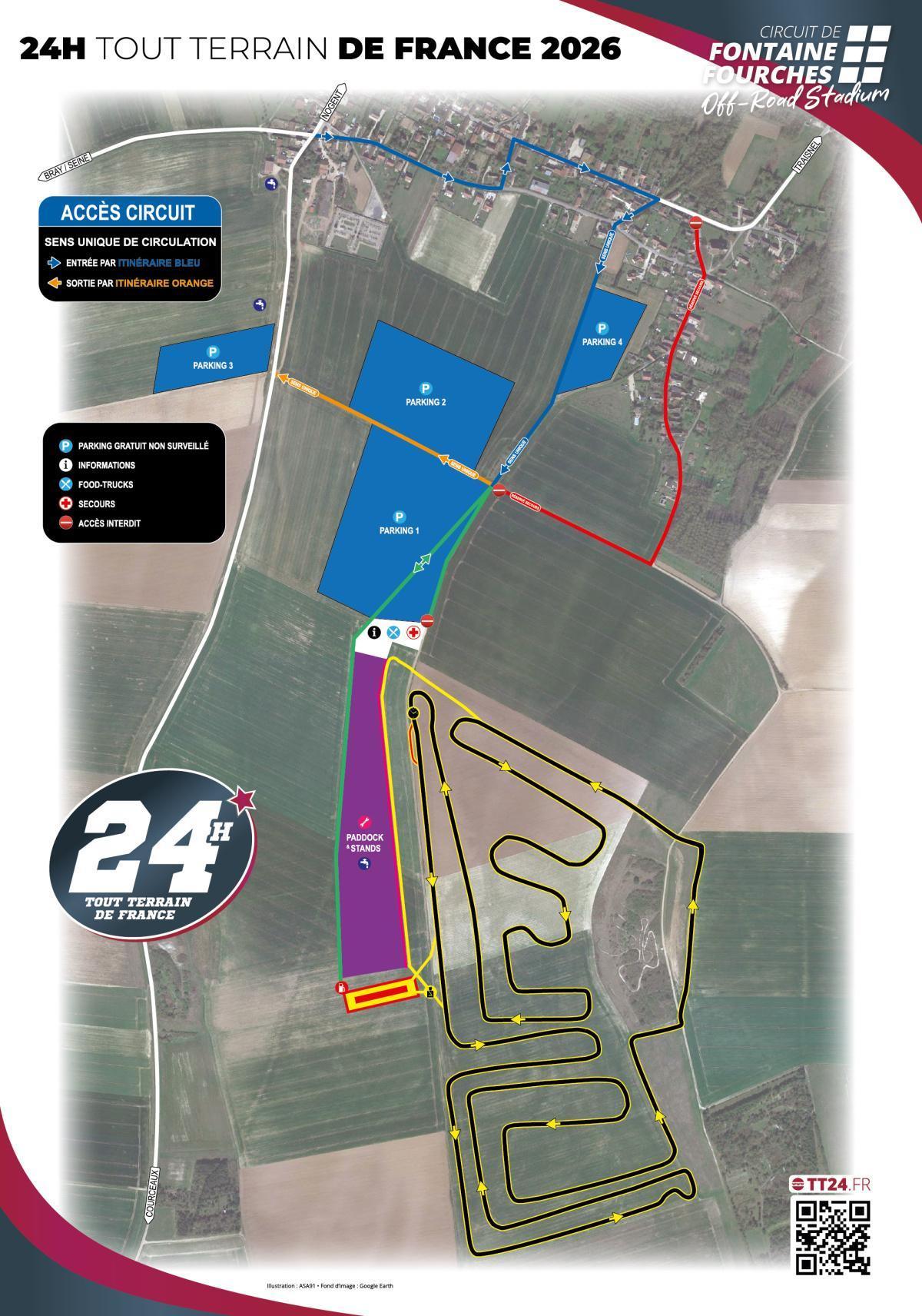 Plan du circuit 2026