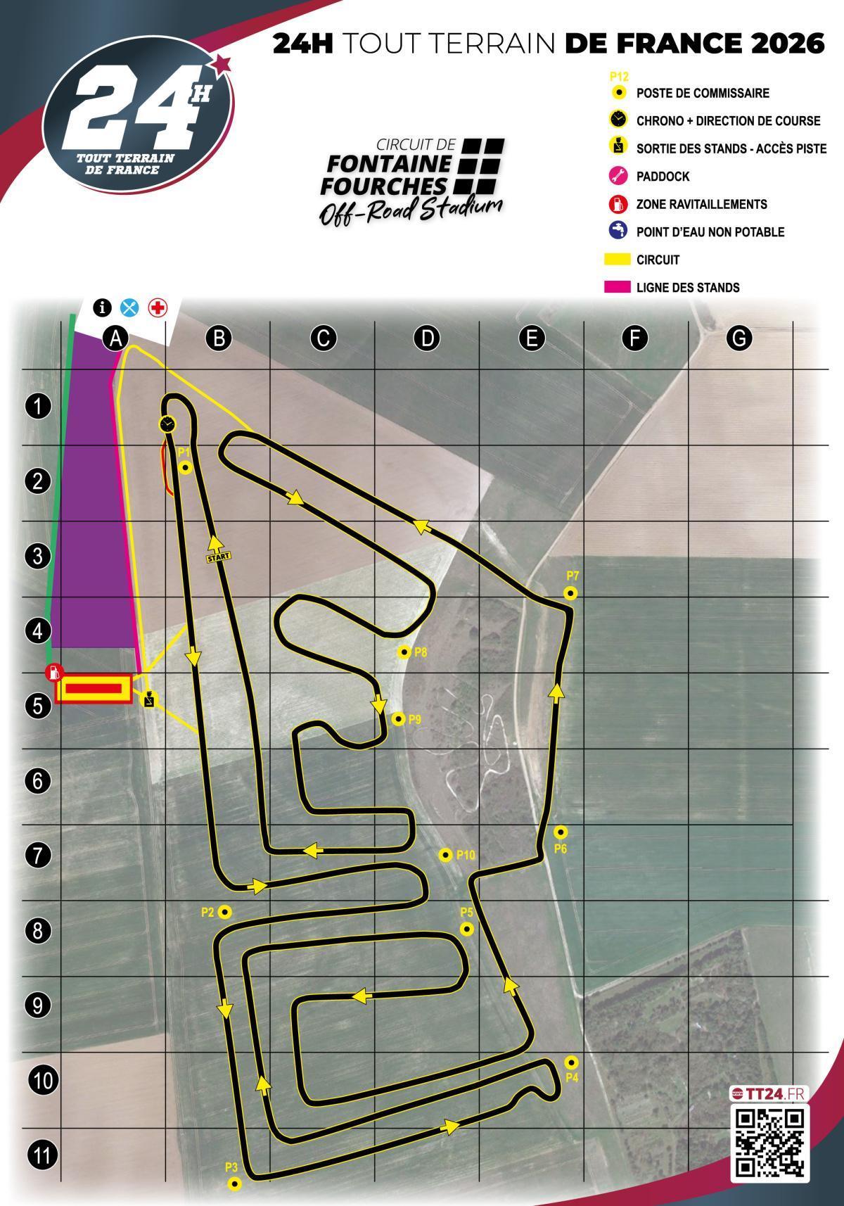 Plan du circuit 2026