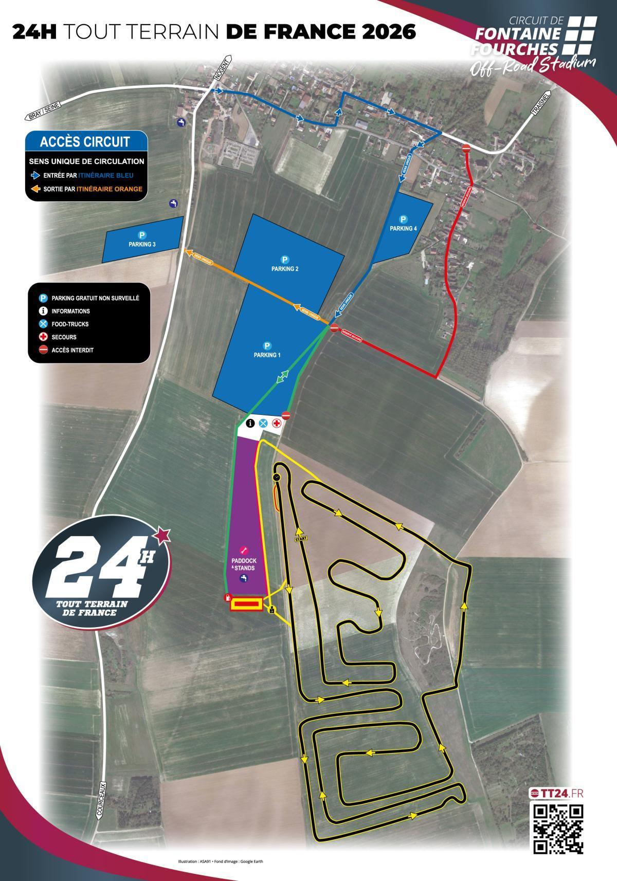 Plan du circuit 2026