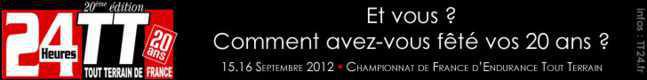24HTT 2012 : prêts pour le 20ème départ ! 24HTT 2012 : prêts pour le 20ème départ !
