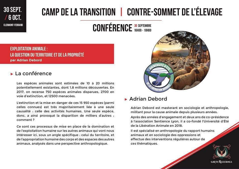 Exploitation Animale: la question du territoire et de la propriété.  Exploitation Animale: la question du territoire et de la propriété.