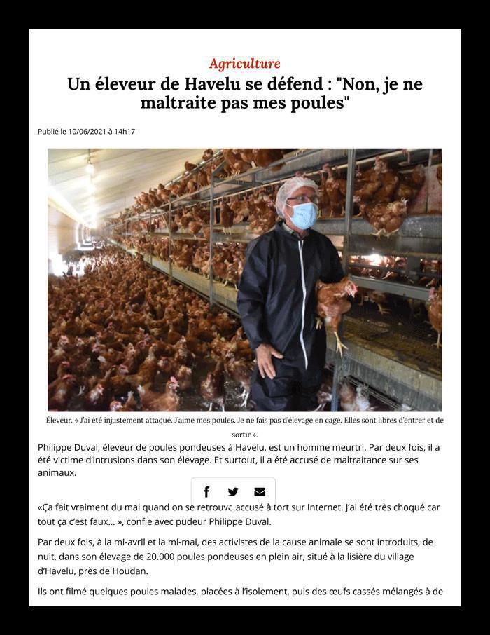 Poulailler d'Havelu, pour en finir avec l'hypocrisie du Bien-Être animal. Poulailler d'Havelu, pour en finir avec l'hypocrisie du Bien-Être animal.