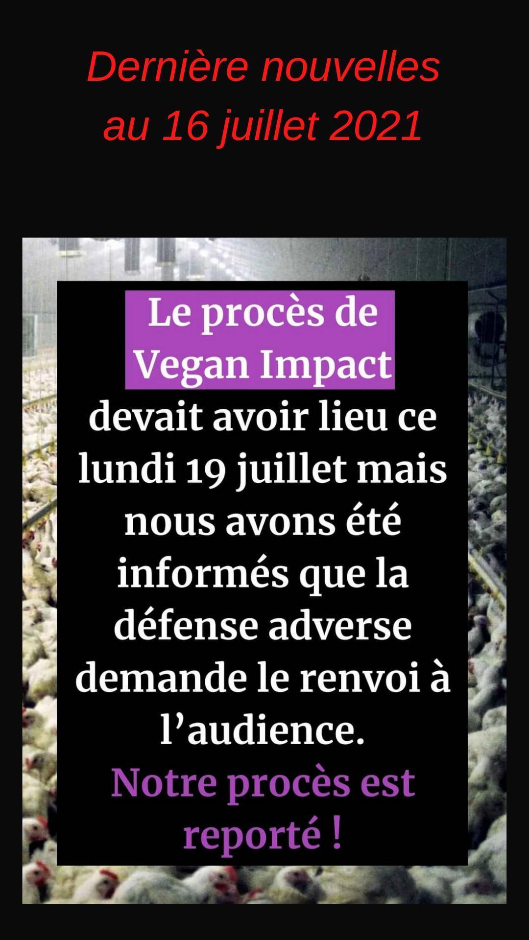 Vegan Impact attaquée en justice Vegan Impact attaquée en justice