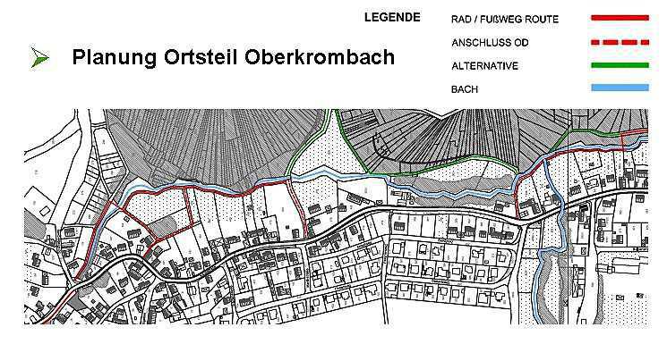 Innerörtlicher Fuß- und Radweg Innerörtlicher Fuß- und Radweg