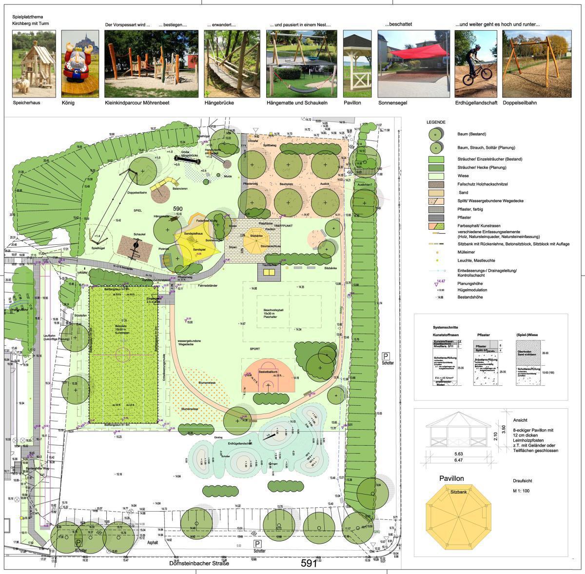Baubeginn am Sport- und Freizeitgelände Baubeginn am Sport- und Freizeitgelände