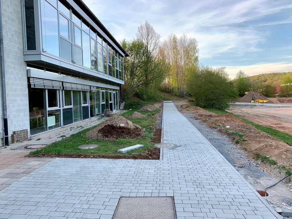 Baufortschritt am Sport- und Freizeitgelände Baufortschritt am Sport- und Freizeitgelände