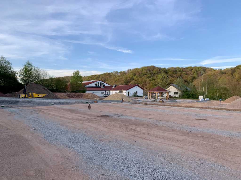 Baufortschritt am Sport- und Freizeitgelände Baufortschritt am Sport- und Freizeitgelände