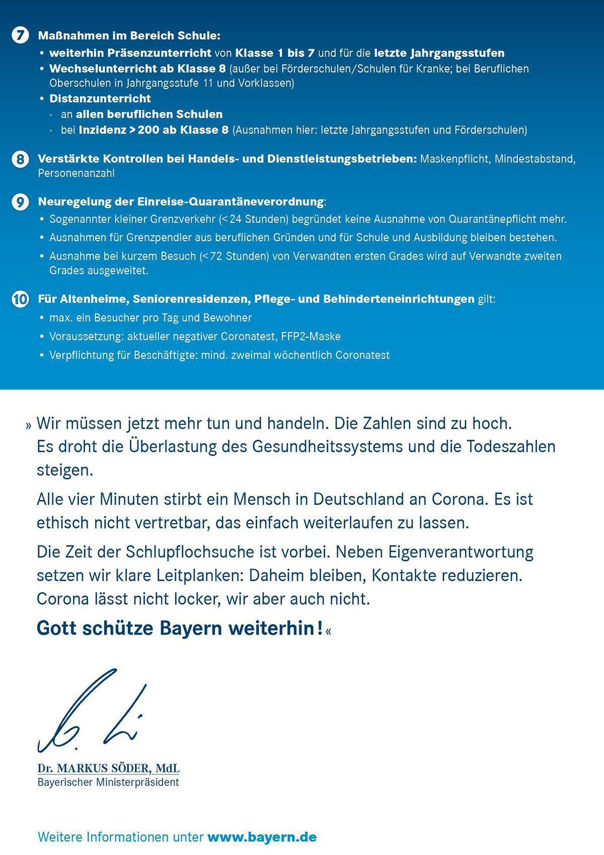 Maßnahmen zur Eindämmung der Corona-Pandemie Maßnahmen zur Eindämmung der Corona-Pandemie