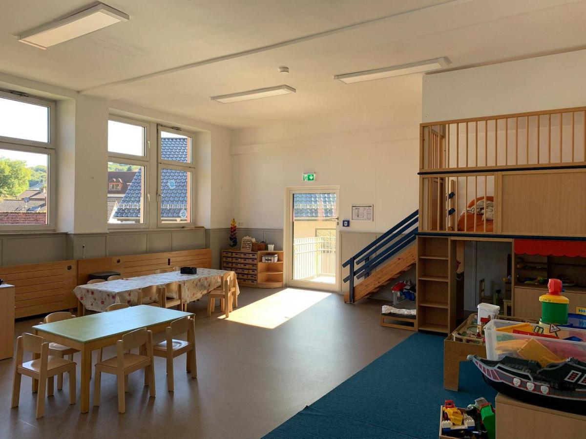 Kiga -Übergangslösung in der 'Alten Schule' ist fertig Kiga -Übergangslösung in der 'Alten Schule' ist fertig