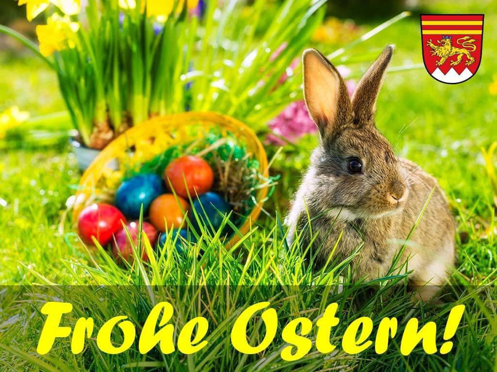 Frohe Ostern wünscht die Gemeinde Krombach!🥚🐇
