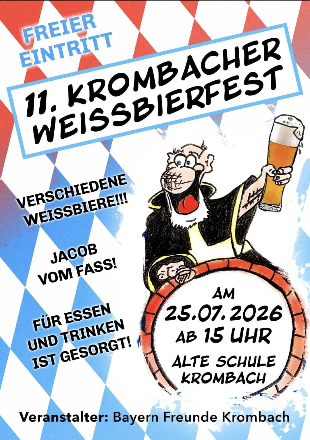 Weissbierfest am 25.07.2026 an der 'Alten Schule'