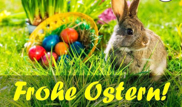 Frohe Ostern wünscht die Gemeinde Krombach!🥚🐇