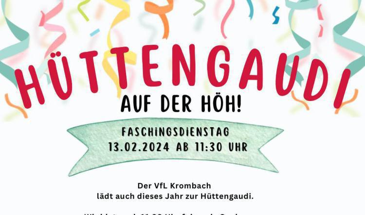 Hüttengaudi auf der Höh!