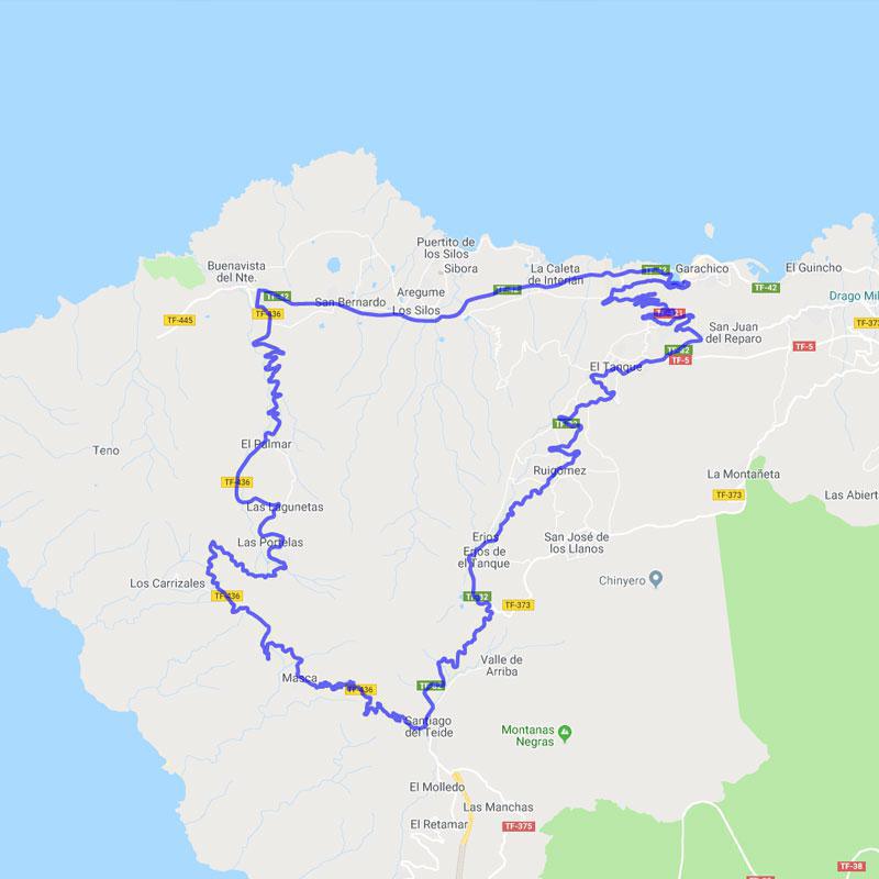 Ruta 1. Circular desde Garachico Ruta 1. Circular desde Garachico