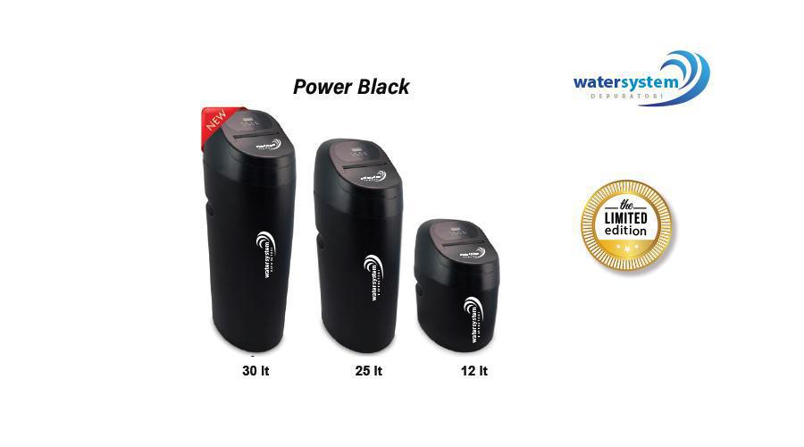 Power Black addolcitore d'acqua Volume/Tempo Power Black addolcitore d'acqua Volume/Tempo
