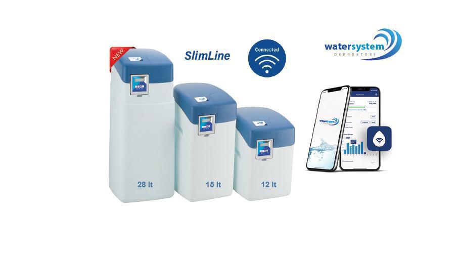 Slimline addolcitore acqua Smart Wi-Fi (Rig. Volume-tempo)