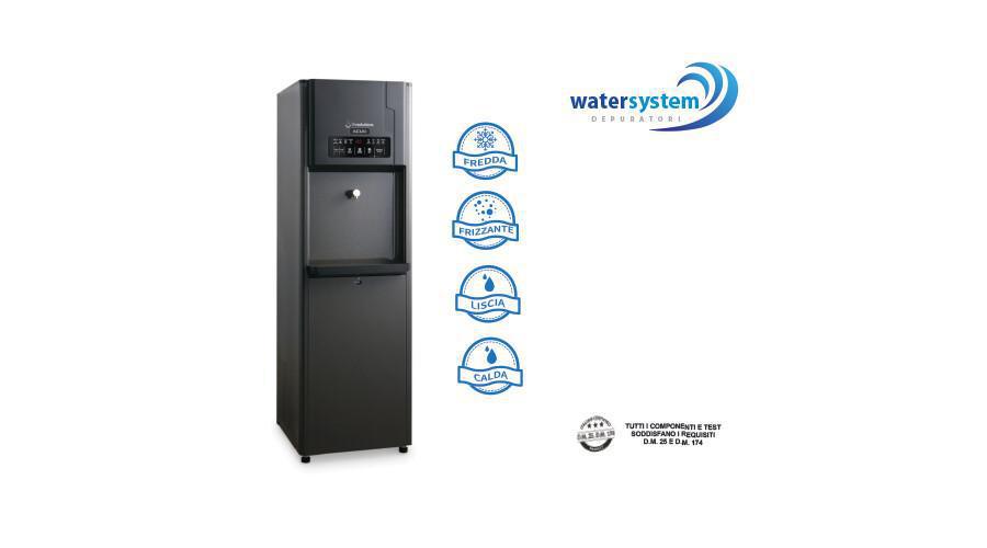 Refrigeratore colonnina 3 vie con Osmosi Inversa Refrigeratore colonnina 3 vie con Osmosi Inversa