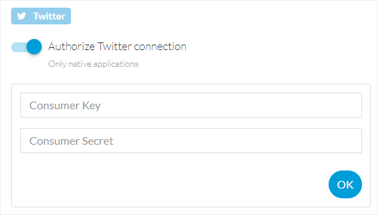 Authentication Marker Twitter Twitter Authentication | Set up the Login with Twitter