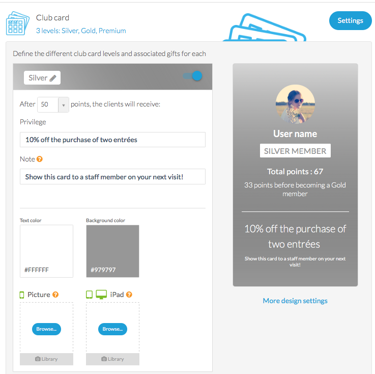 With Club Card Club Card Extension
