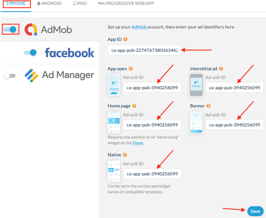 Admob Ad Script AdMob | Native Apps