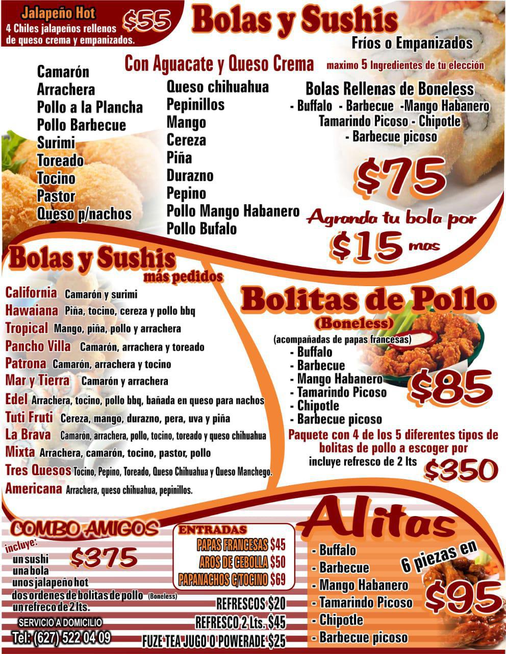 menu sushi express
