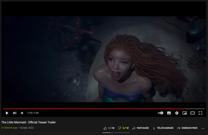 Les réactions de ces petites Afro-Américaines à la bande annonce de La Petite Sirène font le buzz