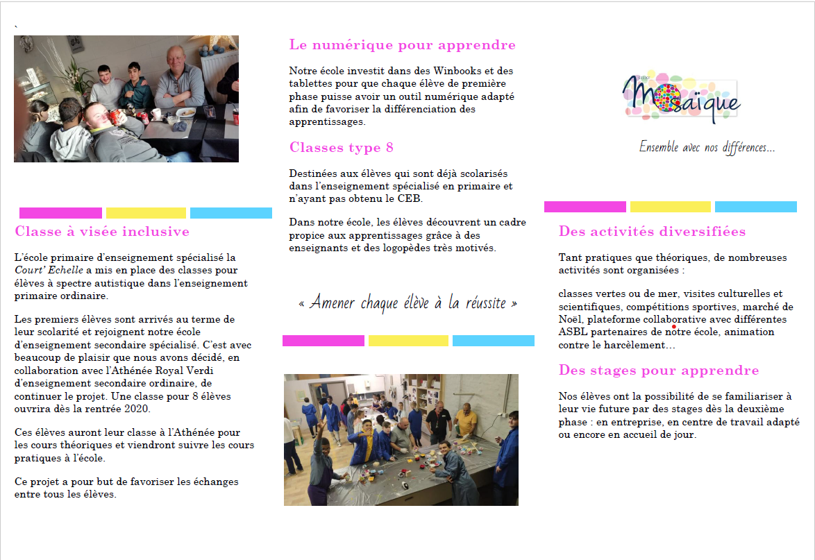 INSCRIPTIONS SEPTEMBRE 2020