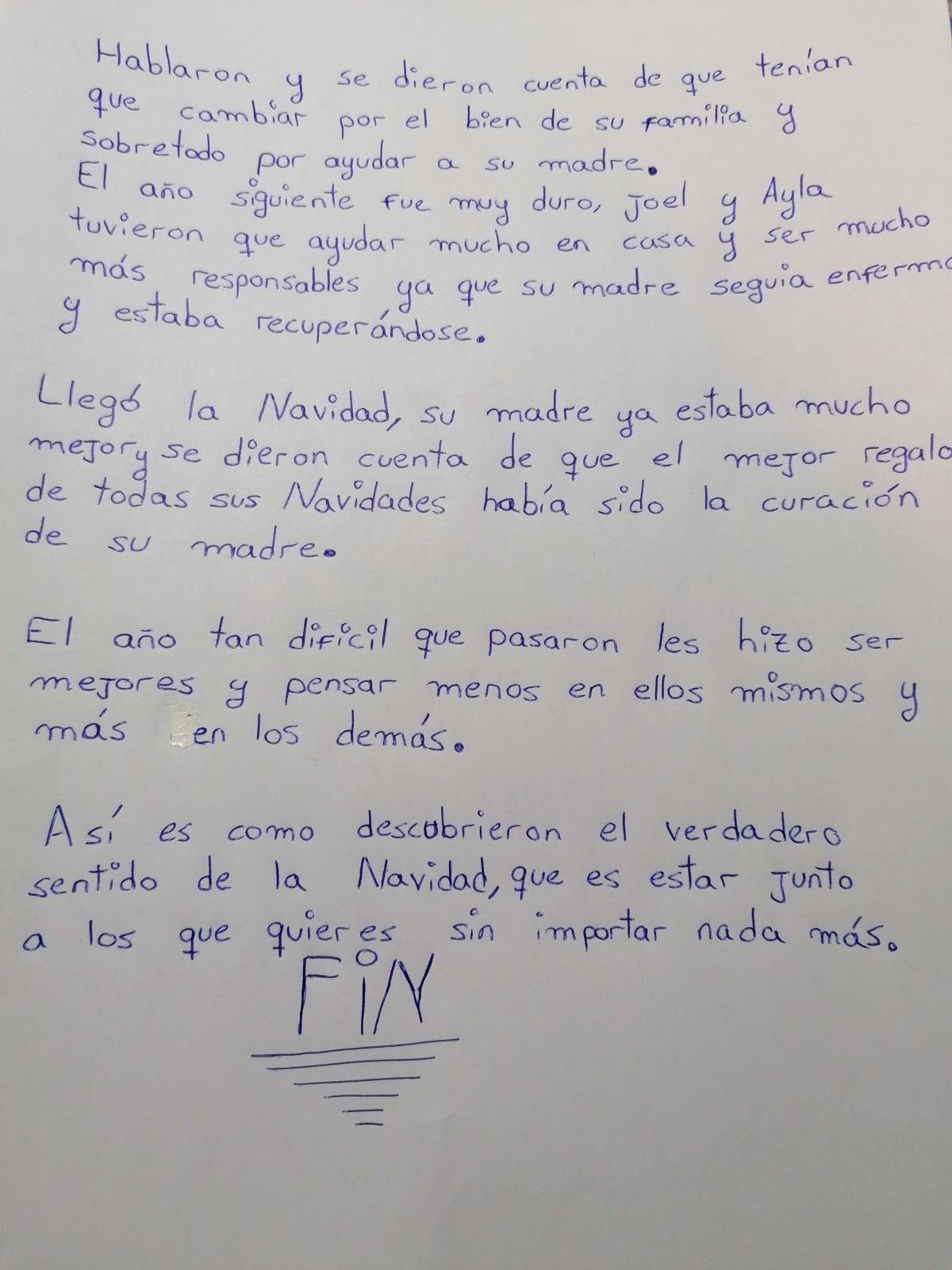 Ganadores del primer concurso "Un cuento de Navidad"