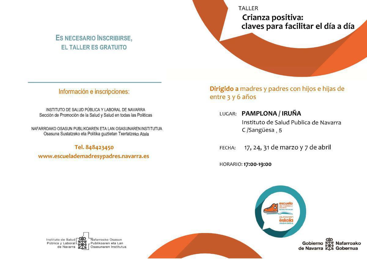 Talleres gratuitos: Crianza positiva