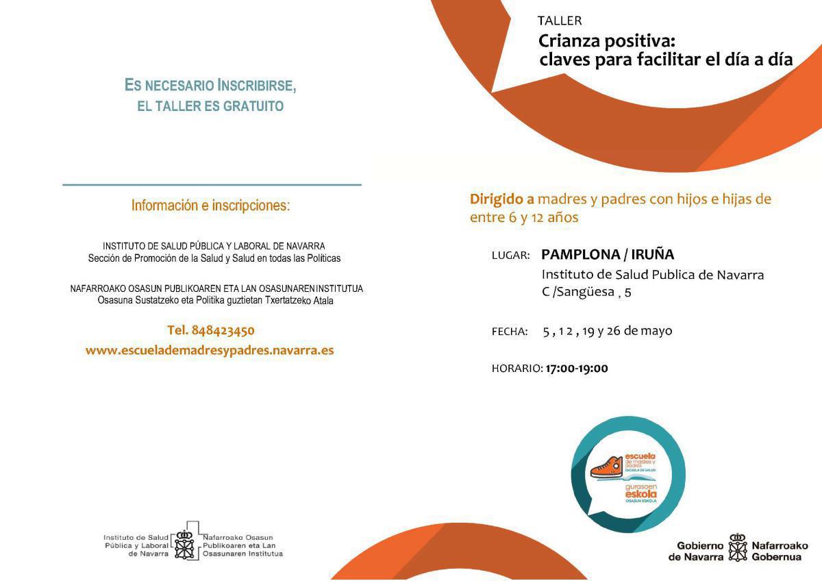 Talleres gratuitos: Crianza positiva