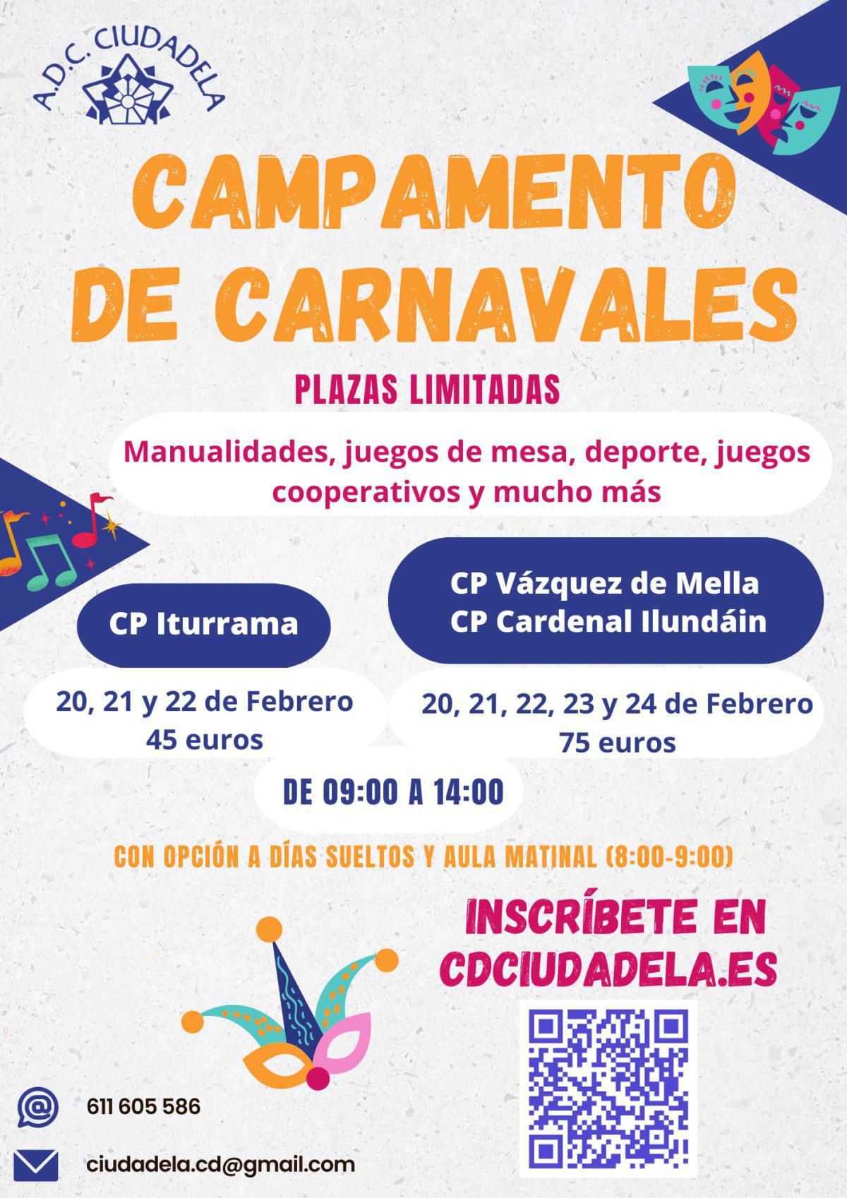 Campamento de carnavales A.D.C Ciudadela 2023