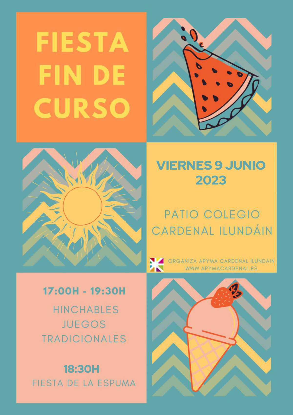 Fiesta fin de curso - viernes 9 de junio