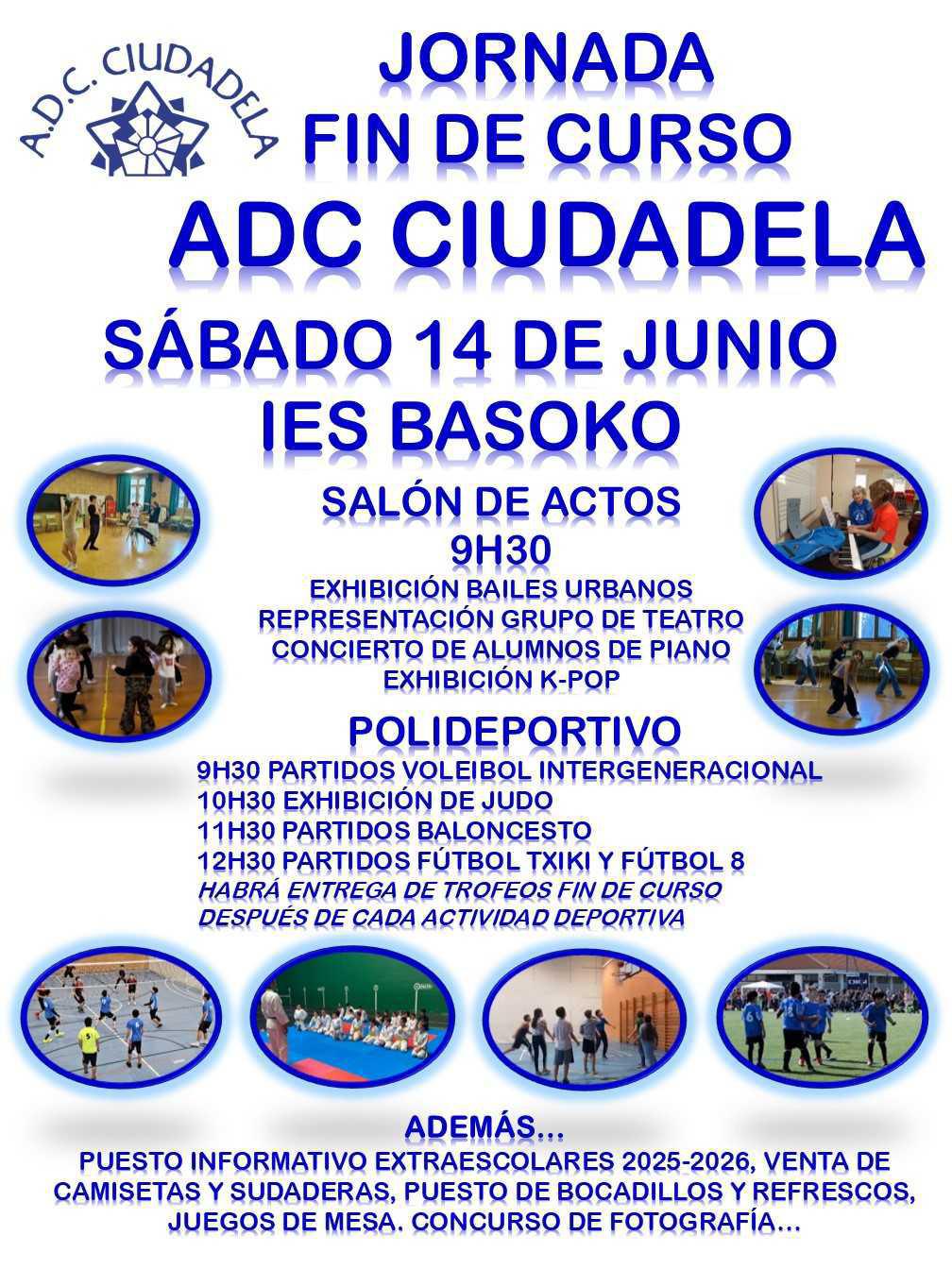 ¡Jornada Fin de Curso ADC Ciudadela! ¡Jornada Fin de Curso ADC Ciudadela!