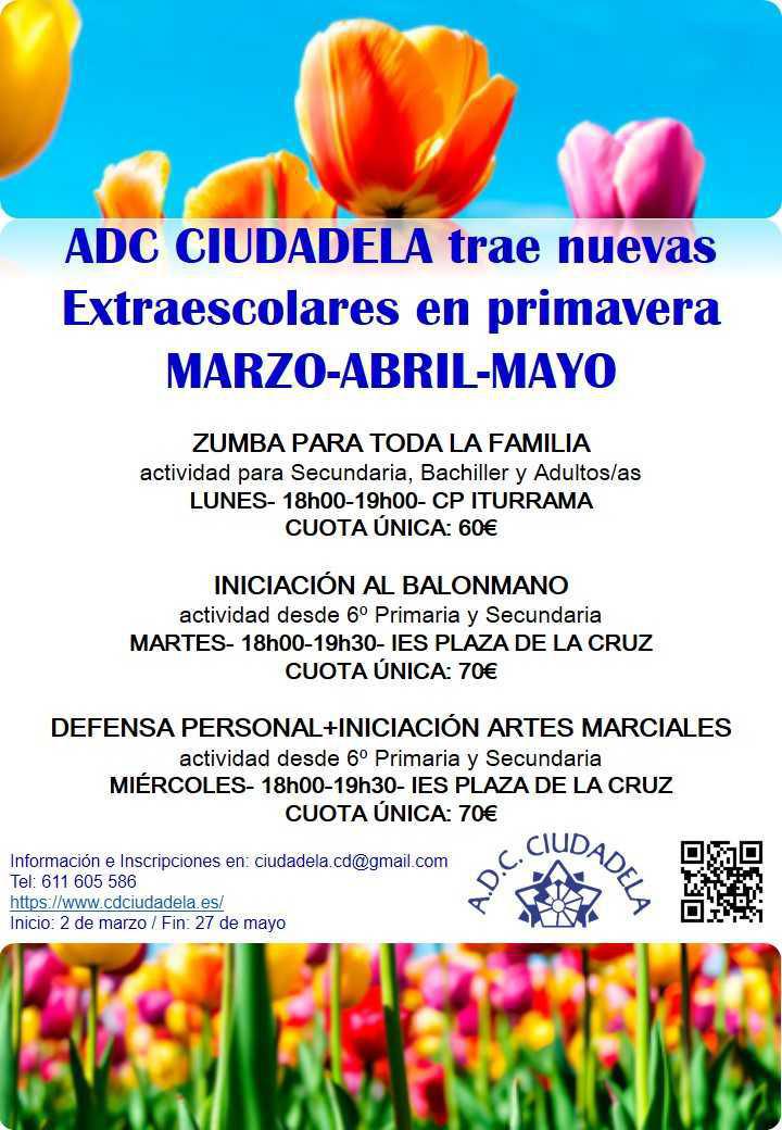 Nuevas extraescolares ADC Ciudadela