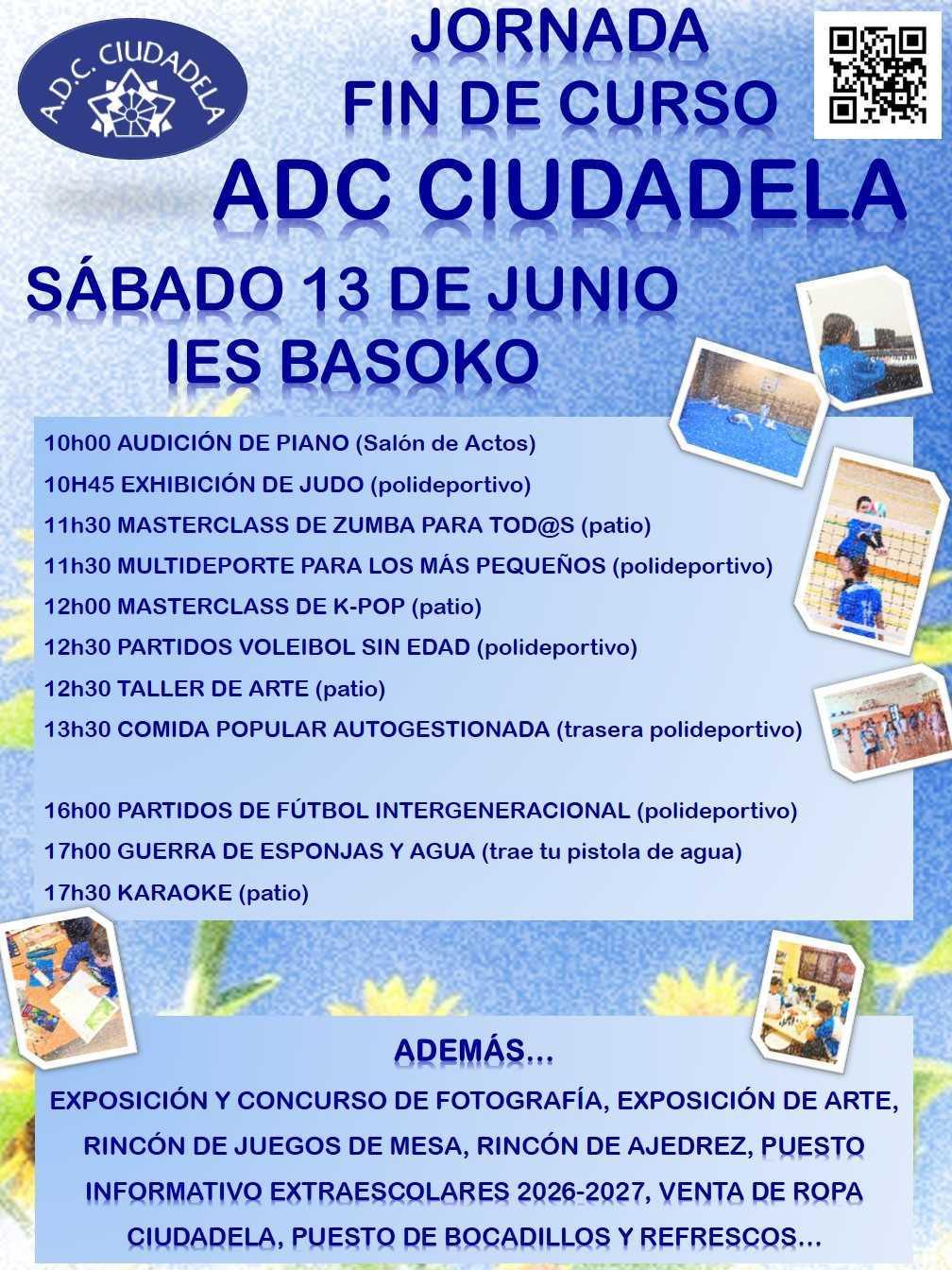 ¡Jornada Fin de Curso ADC Ciudadela!