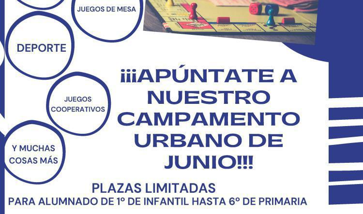 Campamento urbano de junio