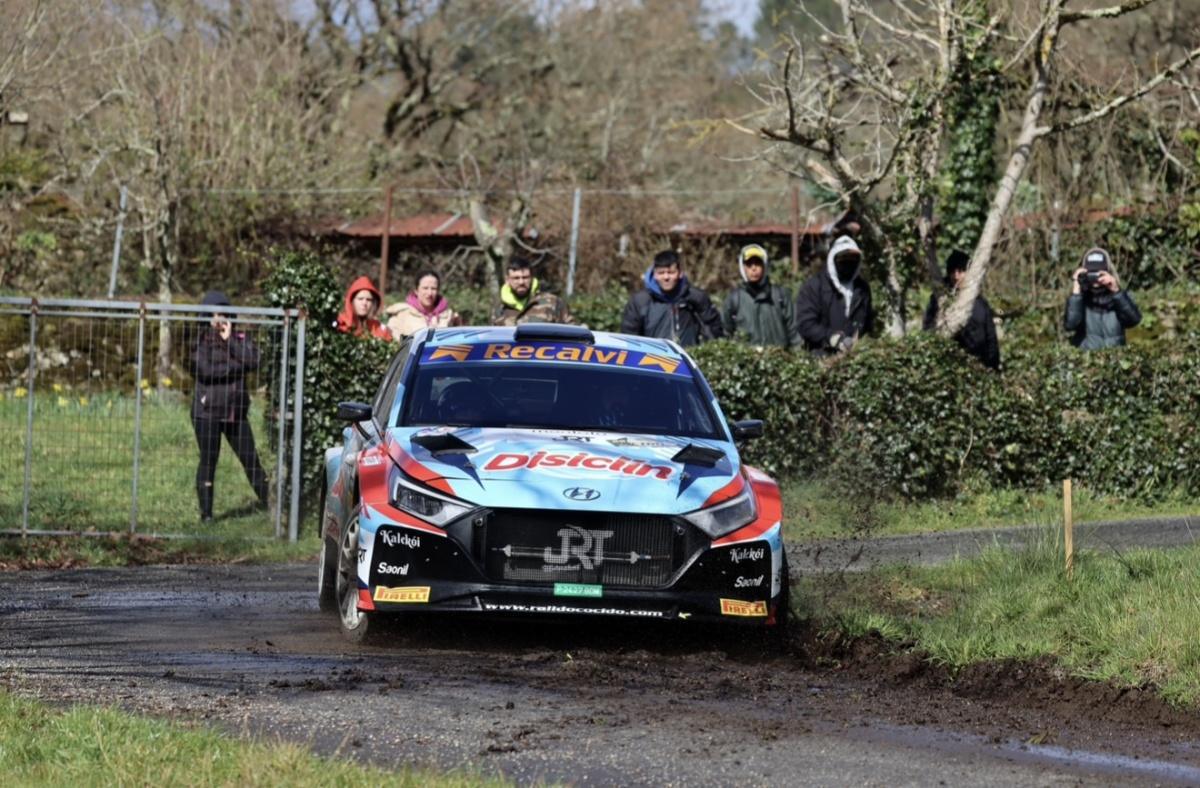 Podio de Dani Berdomás estrenando el Hyundai i20N Rally2 Podio de Dani Berdomás estrenando el Hyundai i20N Rally2