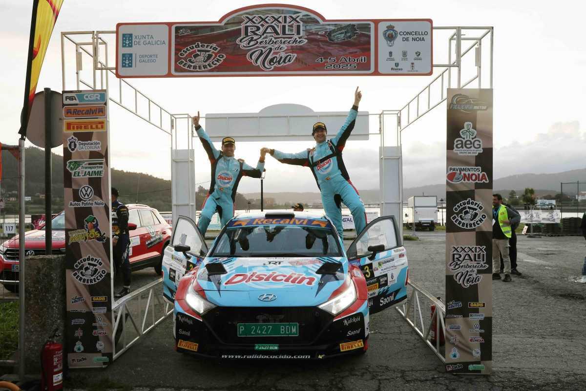 Primer triunfo de Daniel Berdomás con el Hyundai i20N Rally2 Primer triunfo de Daniel Berdomás con el Hyundai i20N Rally2