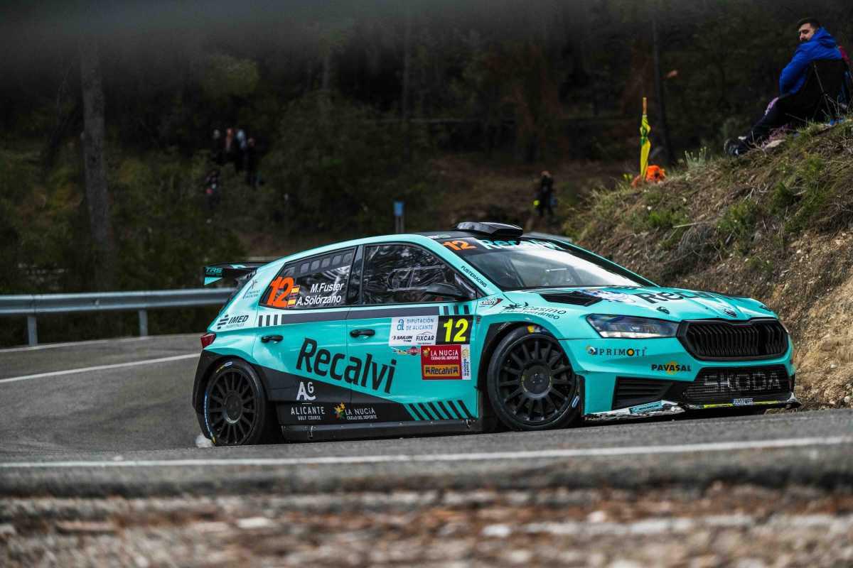 Miguel Fuster empieza su adaptación al Škoda Fabia RS Rally2