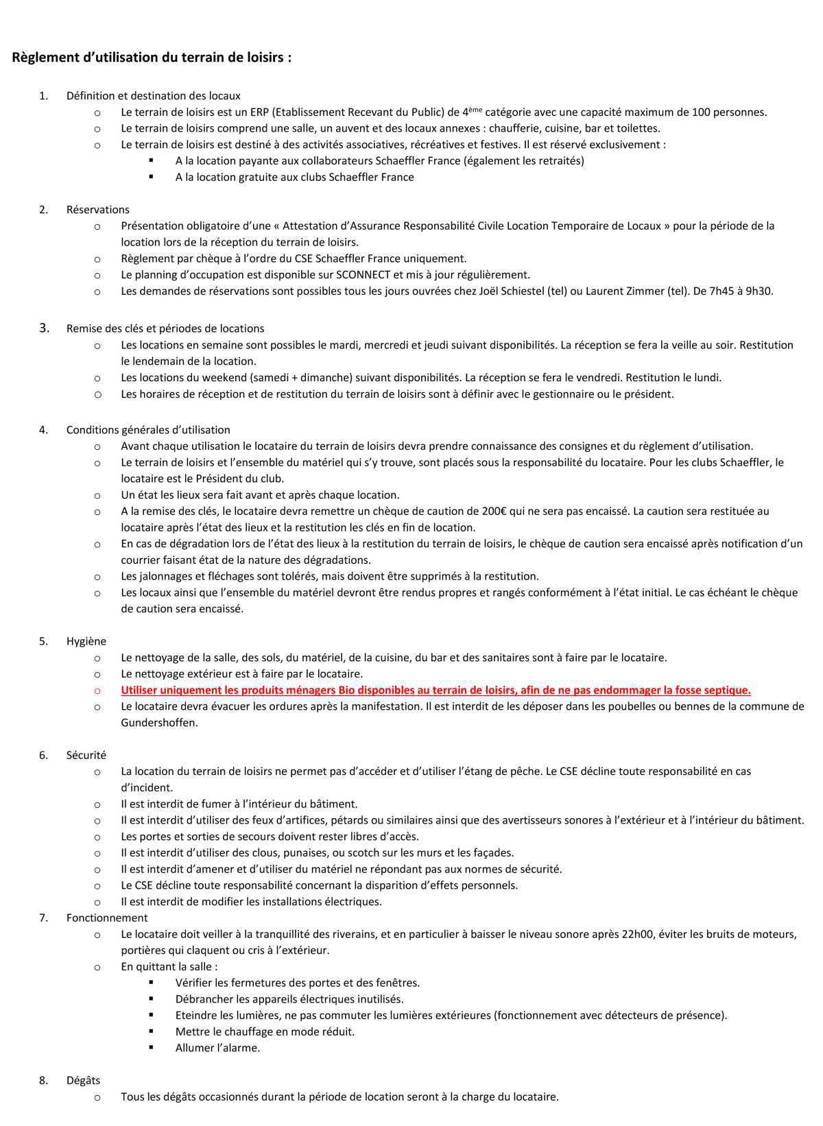 LE TERRAIN DE LOISIRS LE TERRAIN DE LOISIRS