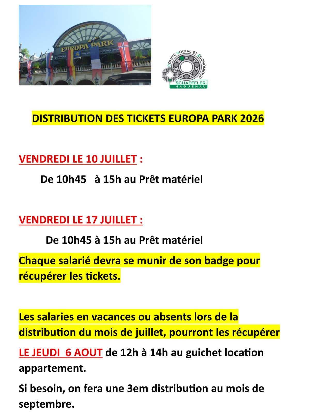 EUROPA PARK 2026