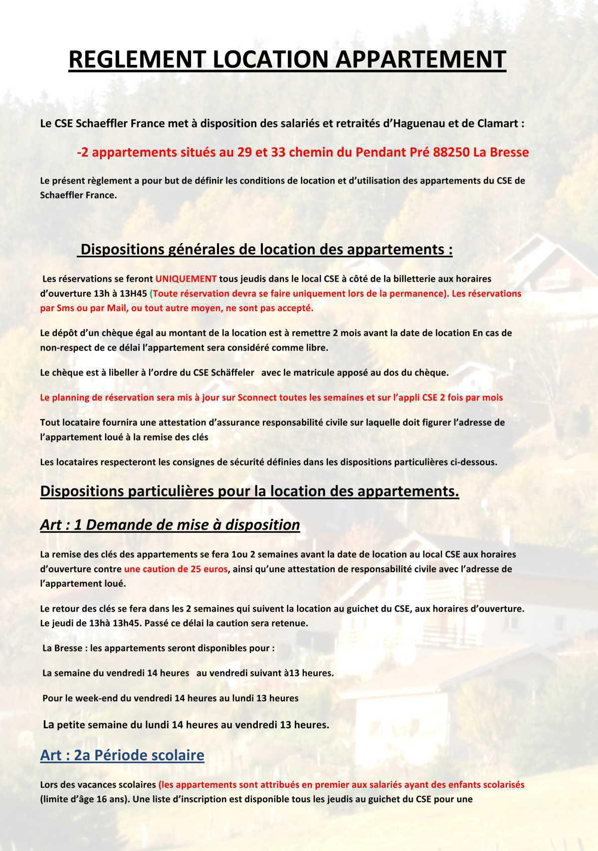 LOCATIONS APPARTEMENTS